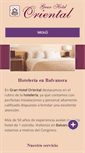 Mobile Screenshot of granhoteloriental.com